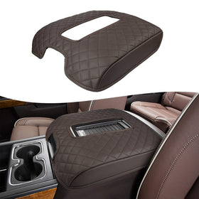 KBH armrest front view on console showing fit and neat finish