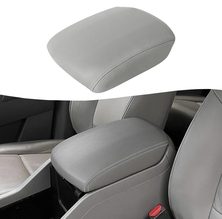 KBH armrest front view showing clean gray finish and OEM fit benefit