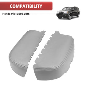 KBH armrest cover held during installation illustrating easy DIY fit