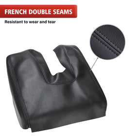 KBH close-up of French double seams highlighting durable professional stitching