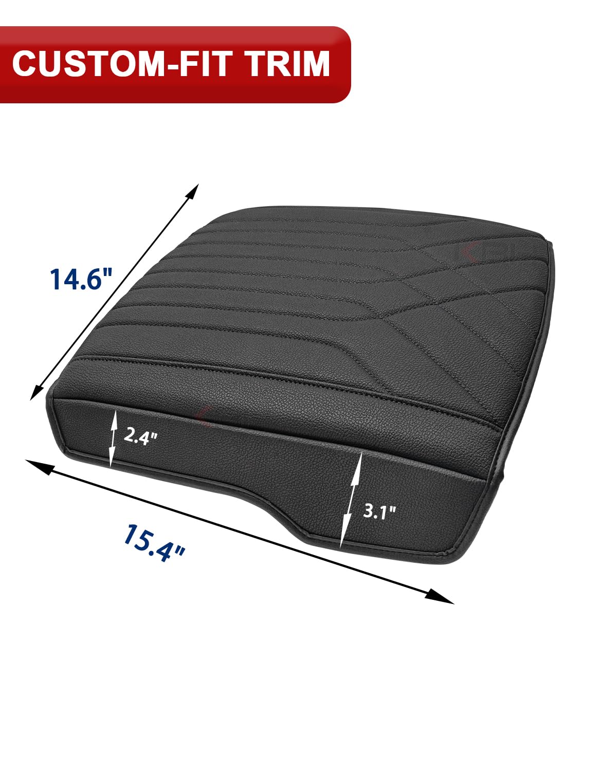 KBH rear view displaying anti-slip elastic straps for secure, non-shifting fit