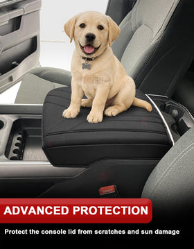 KBH installed in Dodge Ram bucket-seat console showing protective fit and style