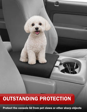 KBH installed on Ford F150 jump-seat console demonstrating neat coverage