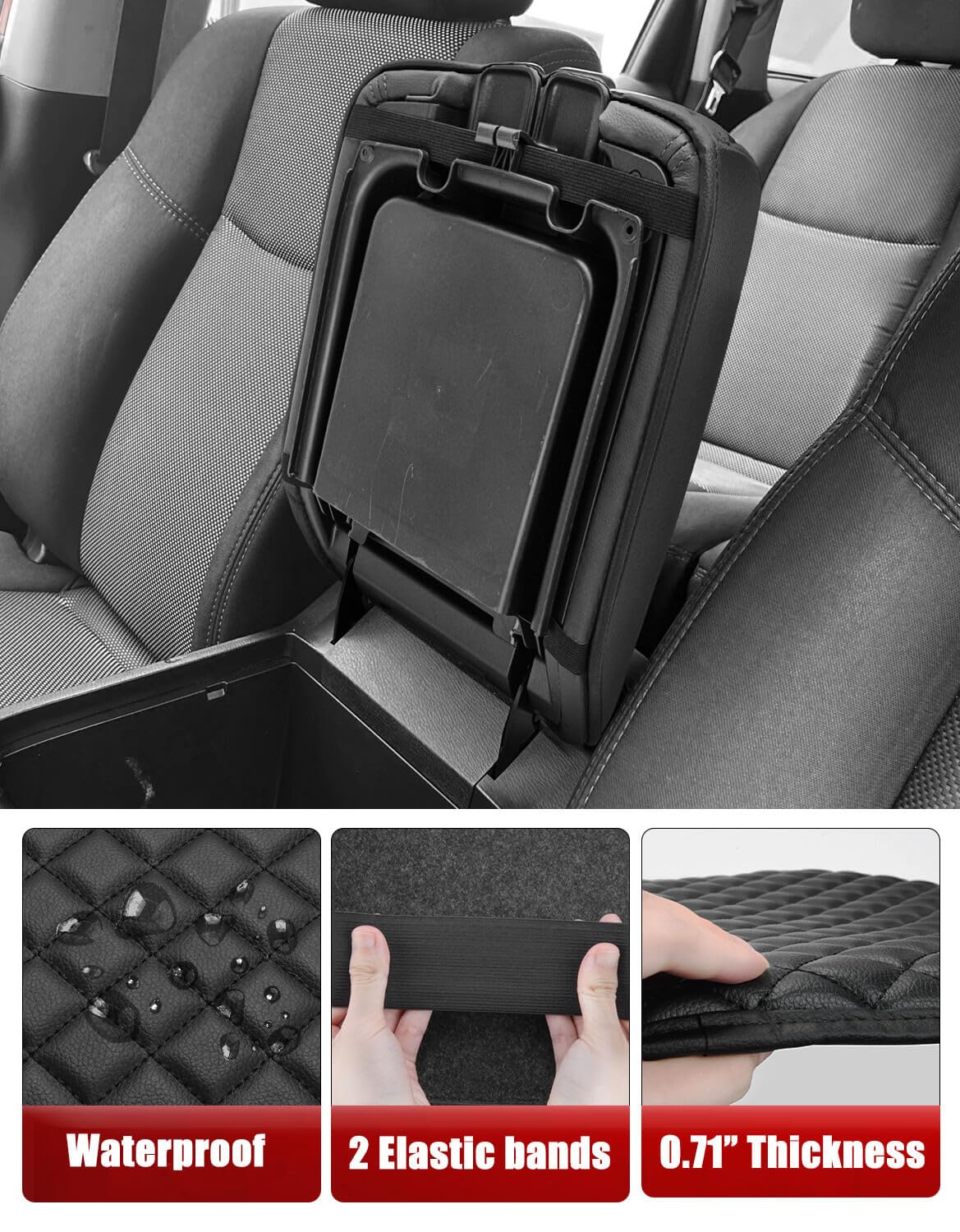 KBH installed on Infiniti QX60 console showing improved comfort and protection