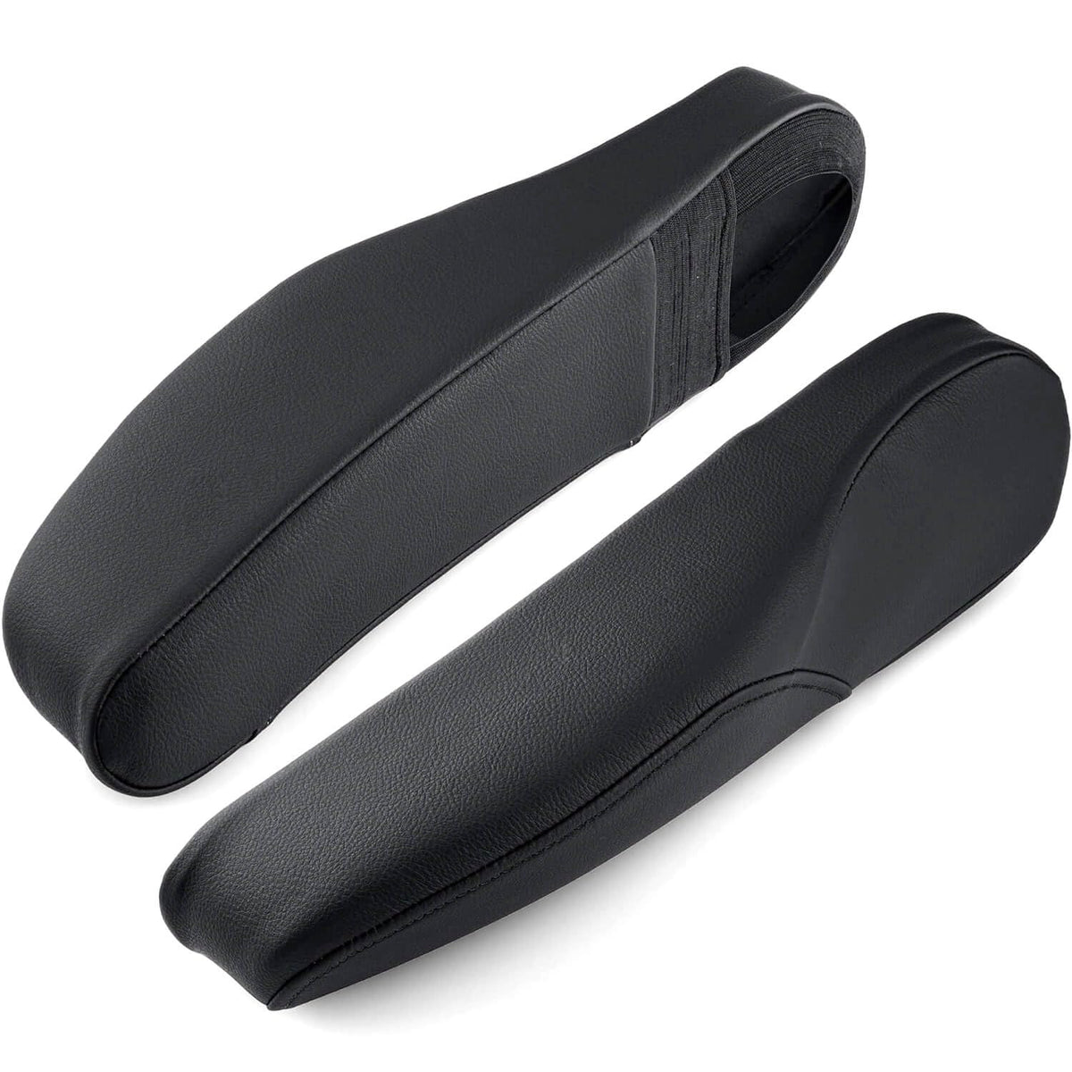 KBH front view of armrest covers showing clean OEM-like fit and aesthetic benefit