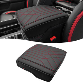 KBH front view of center console cover showing fit and protection
