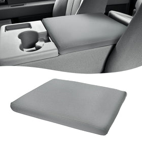 KBH front view of armrest cover fitted on Ford F-150 jump-seat console showing tidy OEM look and protection