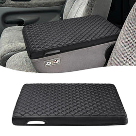 KBH front view console cover showing clean black finish and neat fit for comfort