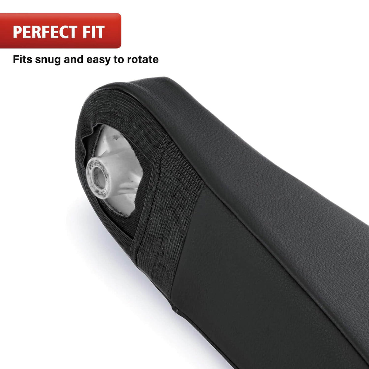 KBH armrest covers installed in Honda CR-V demonstrating secure, tool-free fit