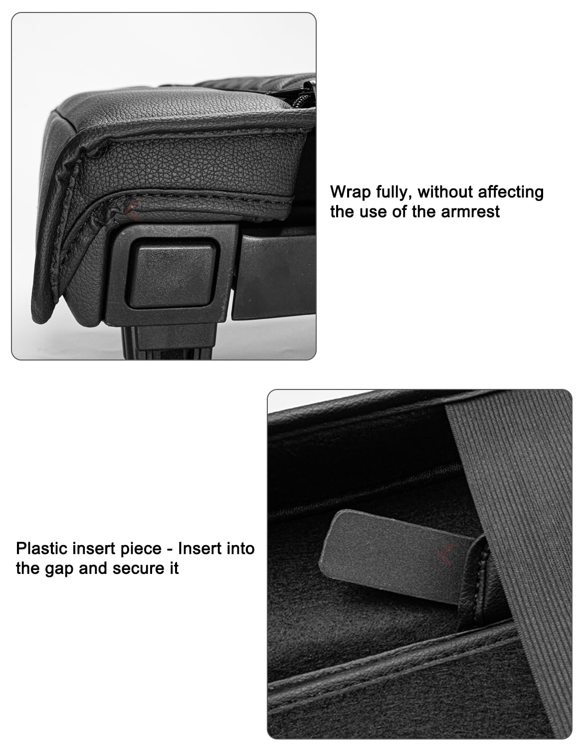 KBH installation showing elastic bands and plastic inserts for secure hold