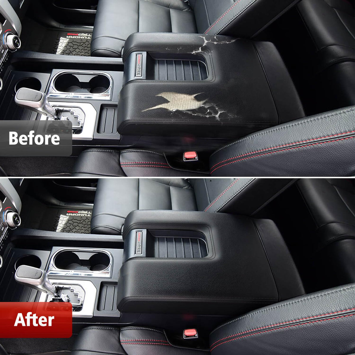 KBH lifestyle shot of truck interior with cover offering a refreshed cabin appearance