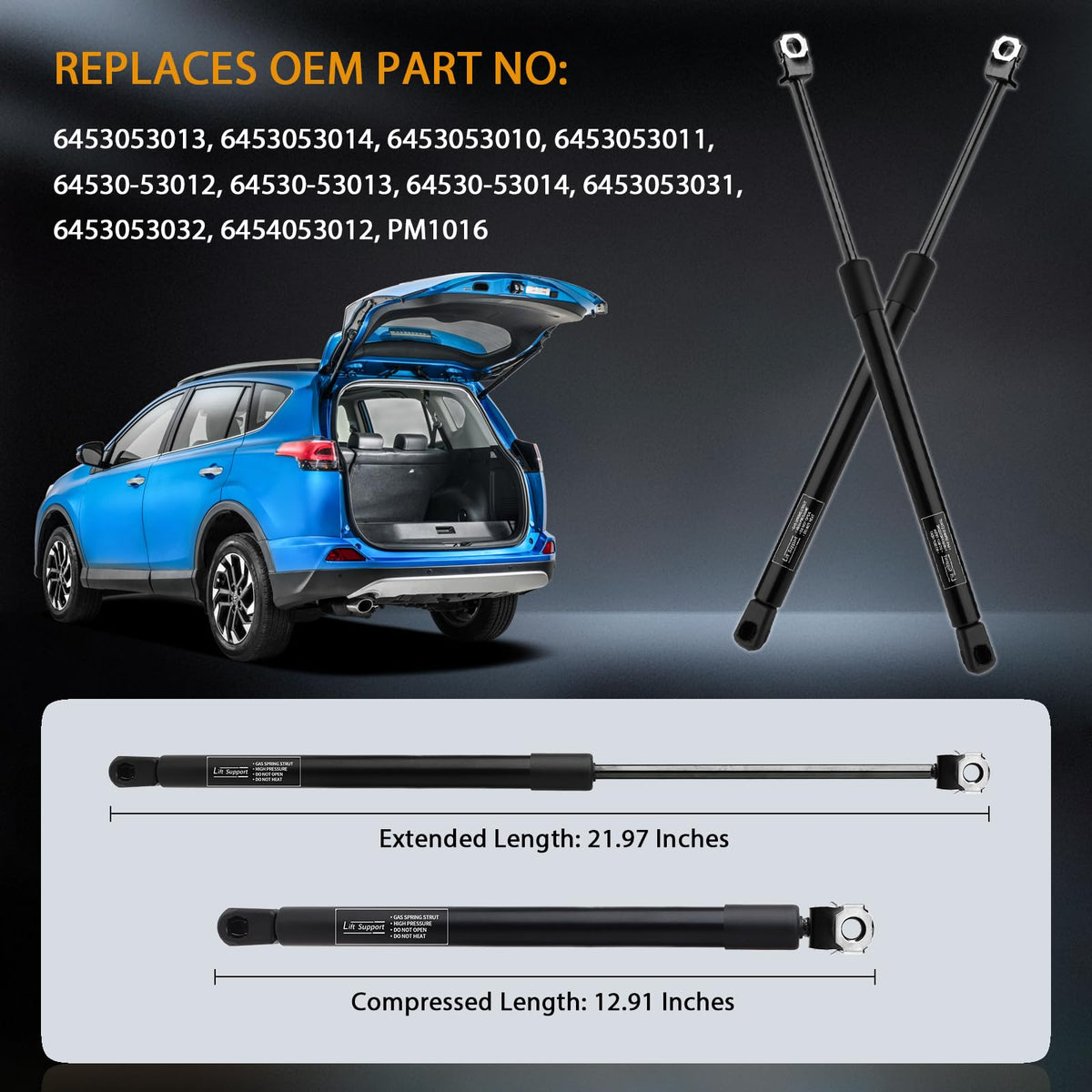 Kbkyawy anti-dust cover close-up protecting seals to extend strut lifespan
