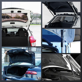 Kbkyawy installed in garage with trunk open demonstrating safer, controlled operation