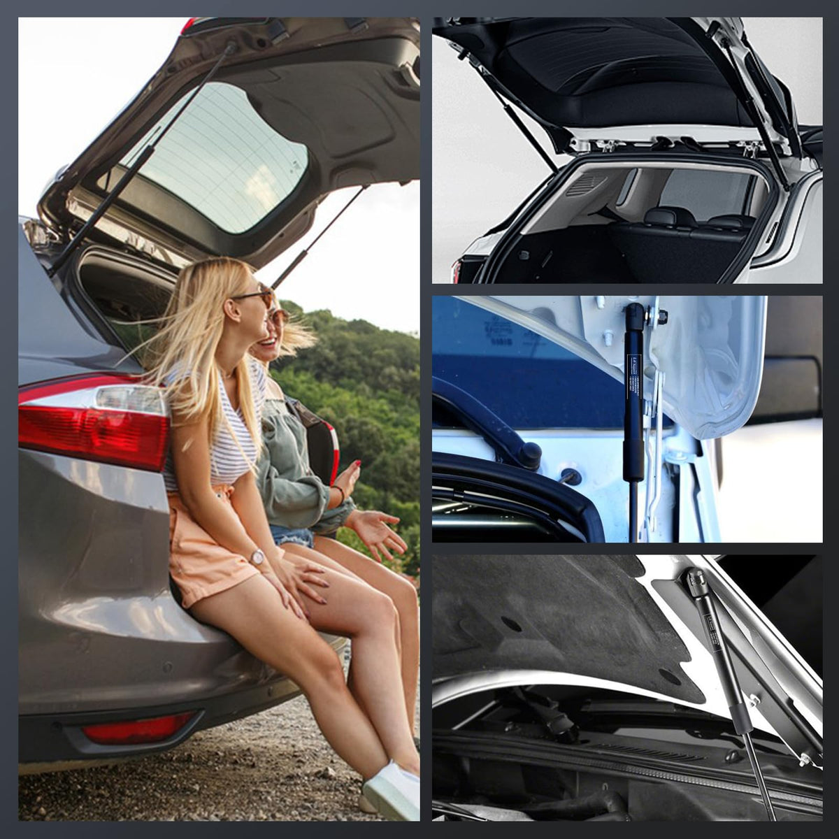 Kbkyawy open hatch in garage illustrating safe hands-free support benefit