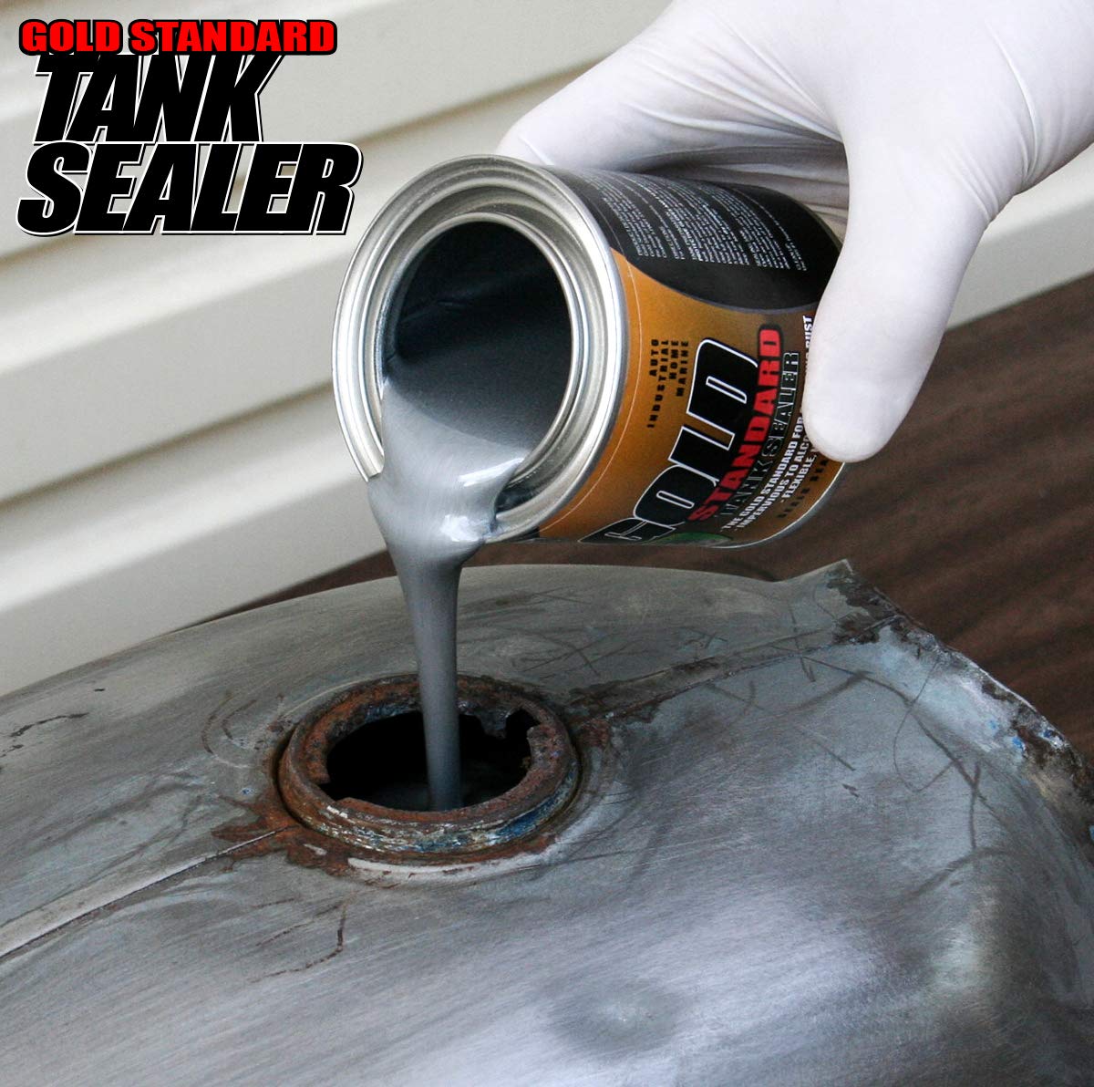 KBS Coatings being applied inside a fuel tank illustrating correct use