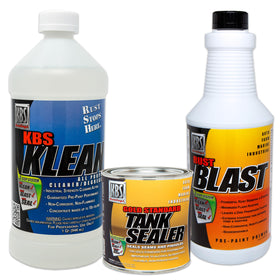 KBS Coatings kit front packaging showing all included components and benefits