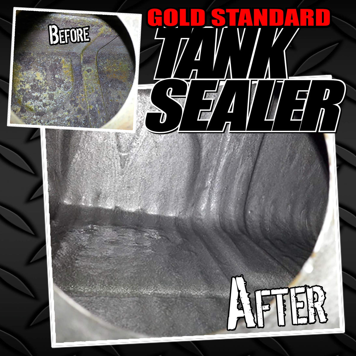 KBS Coatings Tank Sealer can texture showing fuel-impervious protective coating