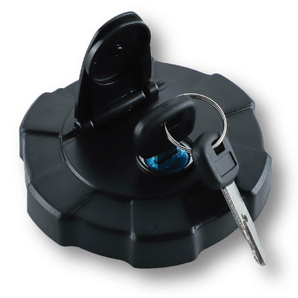 KD KISONIED fuel tank cap front view showing secure fit and easy installation benefit