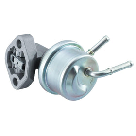KD KISONIED fuel pump next to ruler showing scale for compatibility confirmation