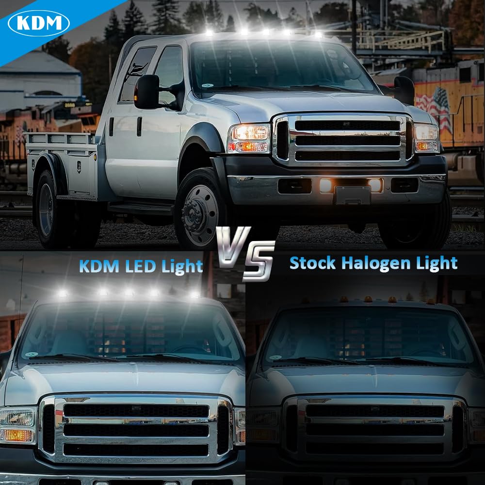 KDM packaging and contents with five lights demonstrating complete kit