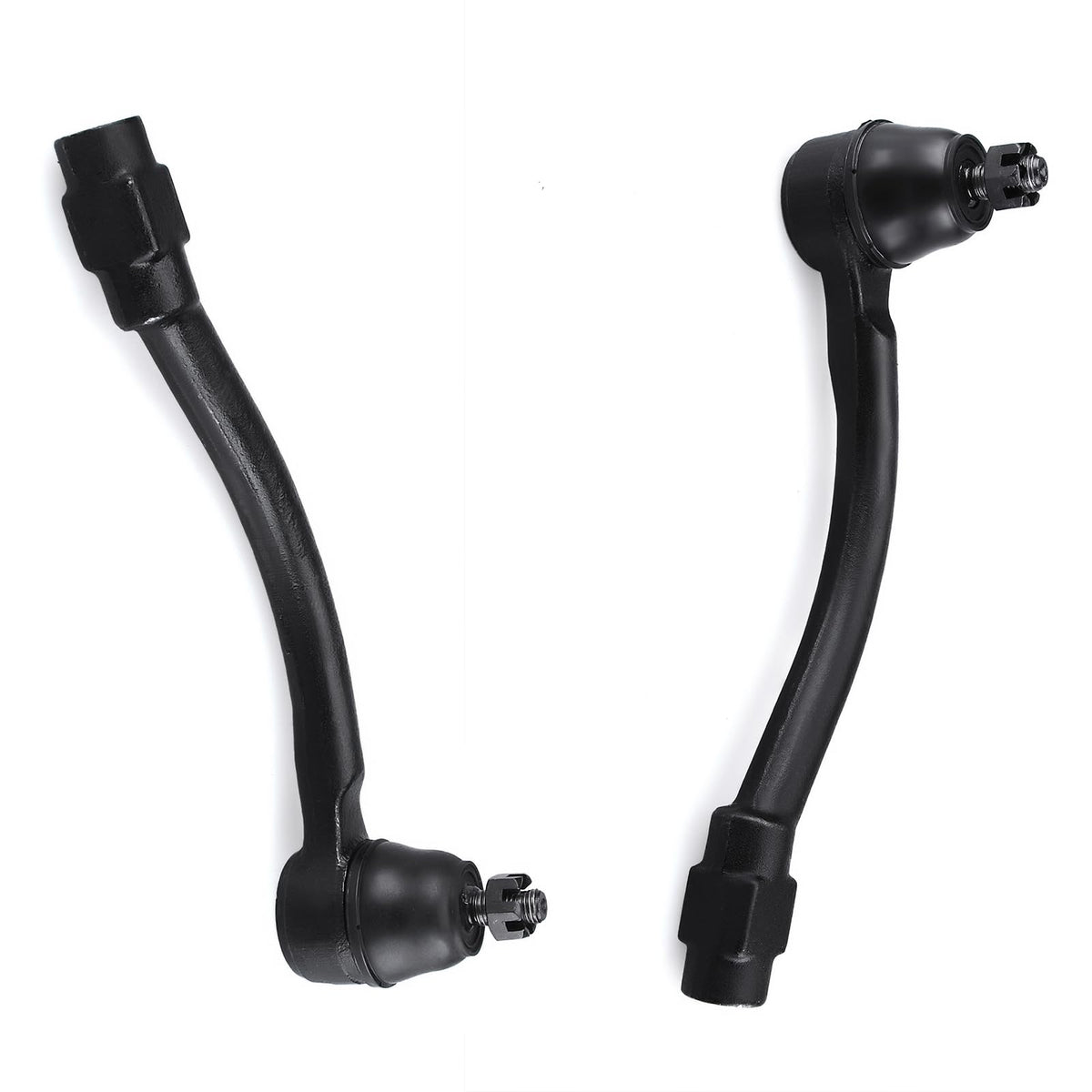 KDSA front outer tie rod set packaging showing both left and right pieces and benefits