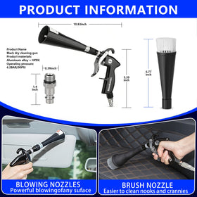 Keaixinyu close-up of 360-degree rotating nozzle delivering concentrated airflow for tight spots