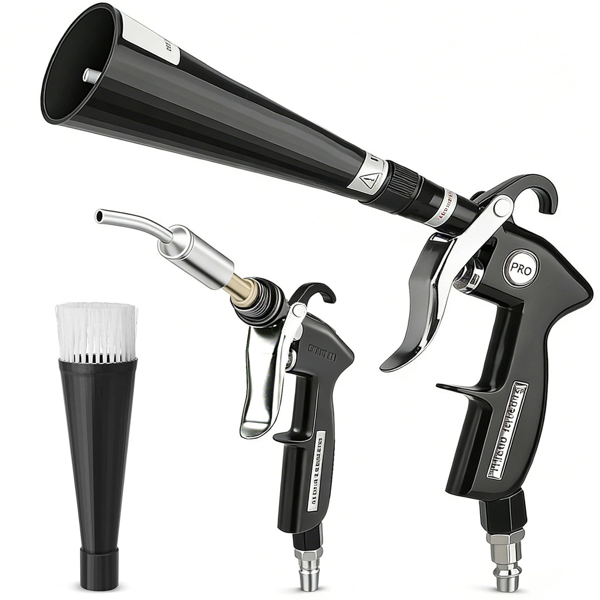 Keaixinyu front view of the aluminum alloy cleaning gun showing ergonomic grip for comfort