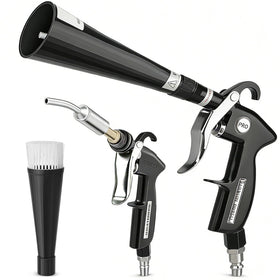 Keaixinyu front view of the aluminum alloy cleaning gun showing ergonomic grip for comfort
