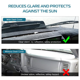 KEDAKEJI driver side fit around gauges improving visibility and safety