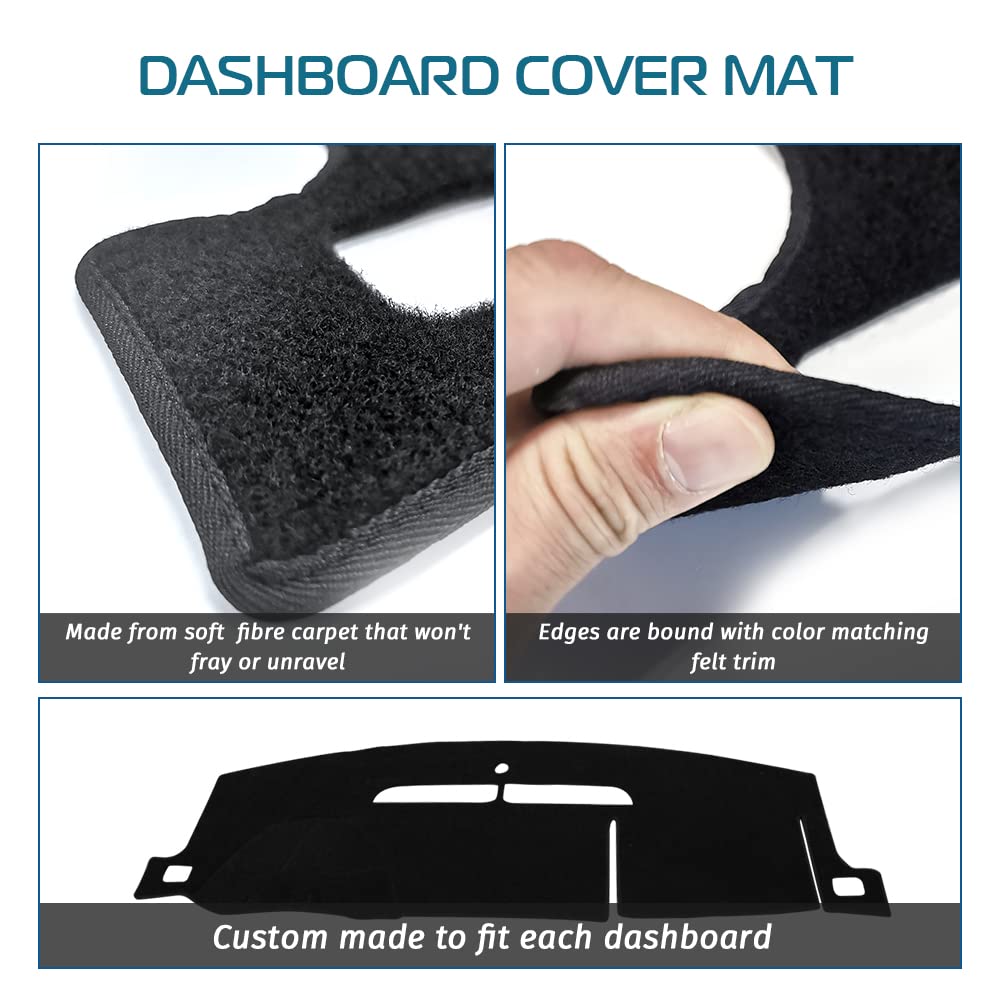 KEDAKEJI installed cover passenger side reducing glare and protecting dash