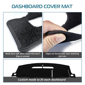 KEDAKEJI installed cover passenger side reducing glare and protecting dash