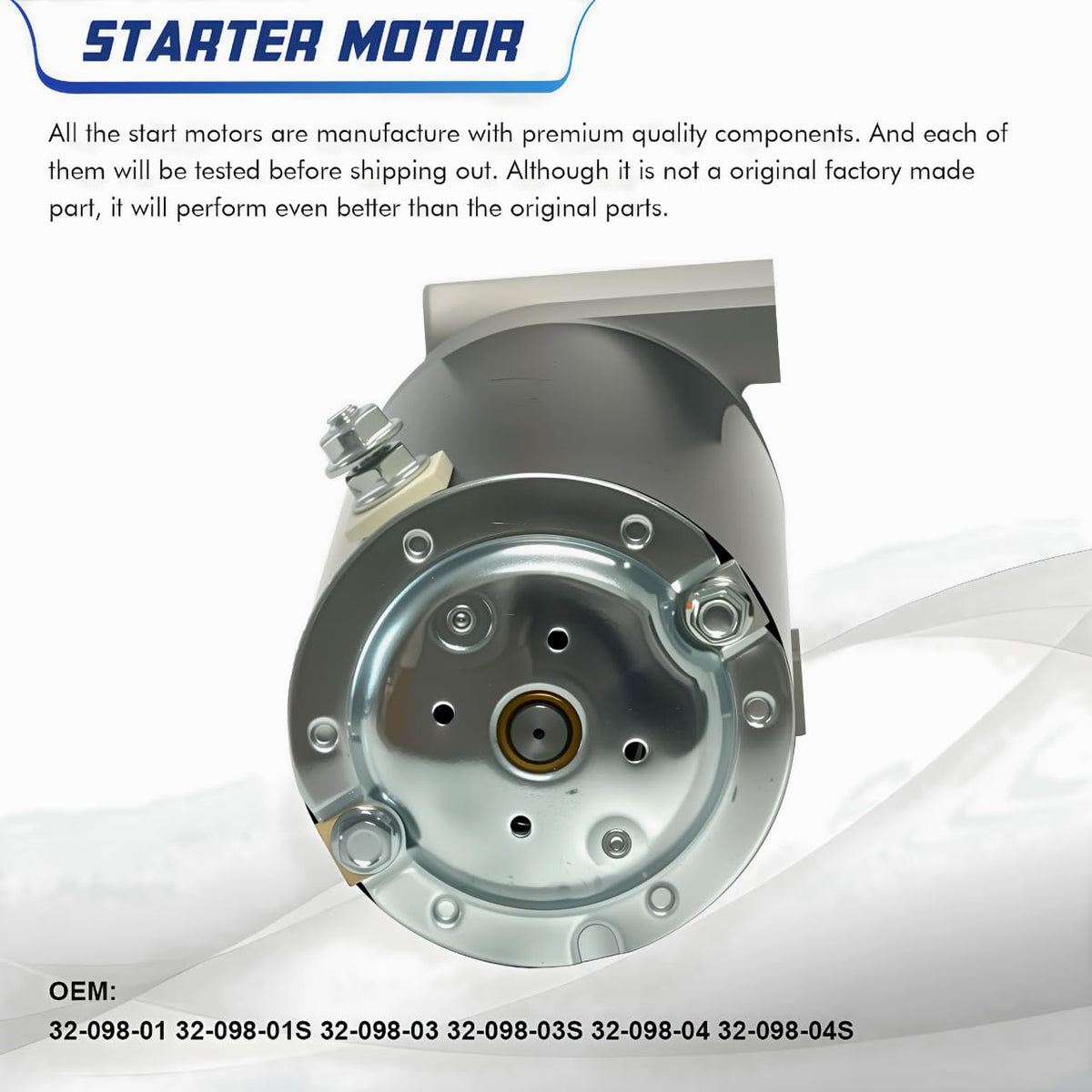 KEDAKEJI starter bendix gear detail indicating smooth engagement