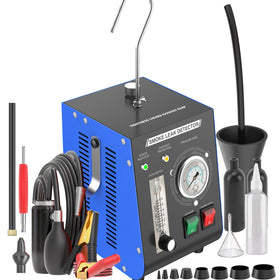 Kedite front view showing compact leak detector and built-in pump for mobile diagnostics