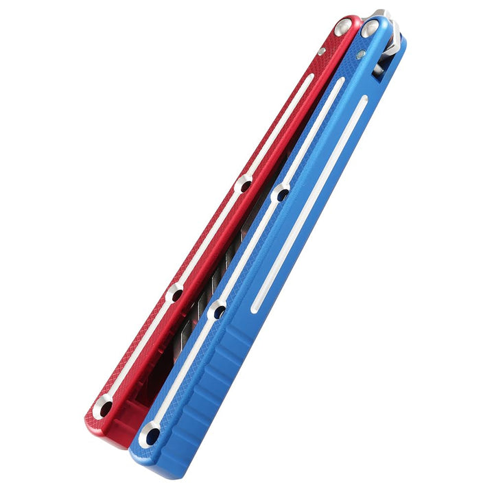KEEDAS front profile showing full 10-inch handle and balanced design benefit