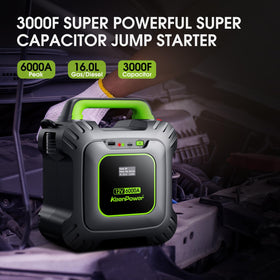 KeenPower powering a car in use for fast roadside starts