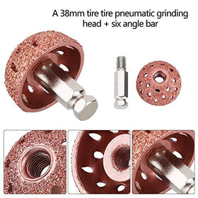 Keenso buffing wheel mounted on air tool demonstrating ready-to-use efficiency benefit