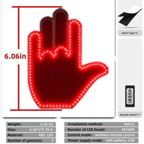 Keepdone glowing on rear window during night drive adding personality and visibility