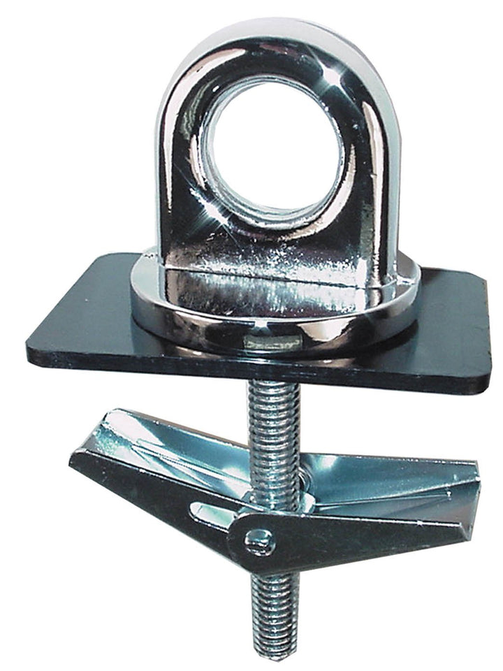 KEEPER front view of chrome anchor showing stake-pocket fit and secure tie-down