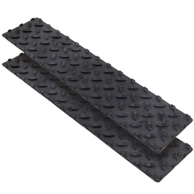 KEEPER front view of two-pack safety steps showing size and peel-and-stick convenience