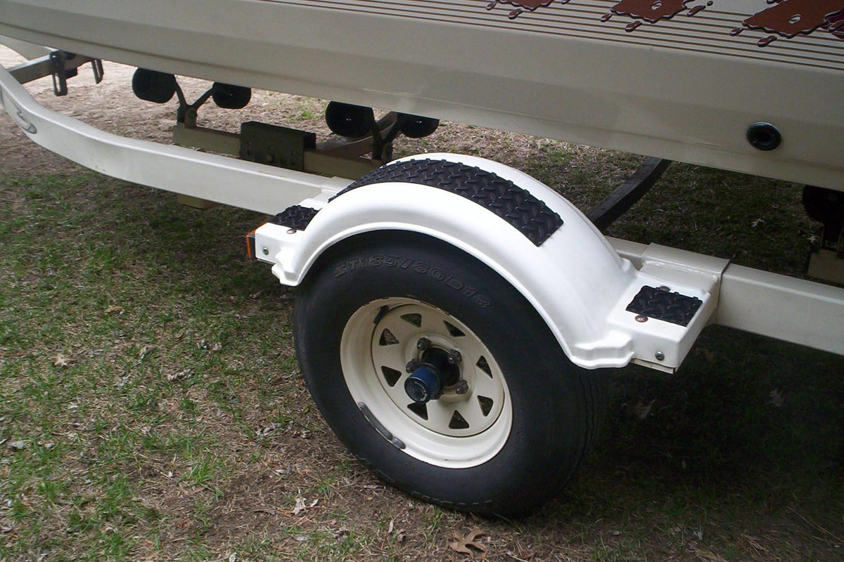 KEEPER installed on a vehicle running board demonstrating improved grip and safety