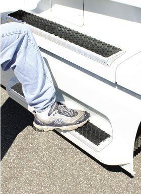 KEEPER close-up of EPDM tread texture showing non-slip surface for better footing