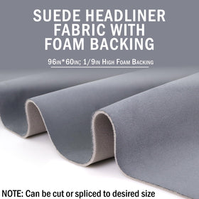 Kefly close-up of suede texture and foam backing highlighting comfortable sound insulation