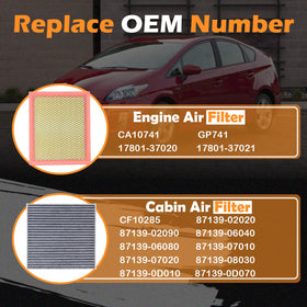 Kefly engine filter close-up of pleated fabric, durable and breathable