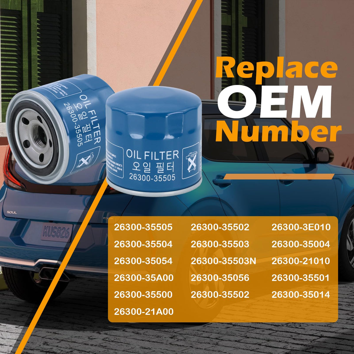 Hand holding Kefly filter for scale, demonstrates compact fitment and easy handling benefit