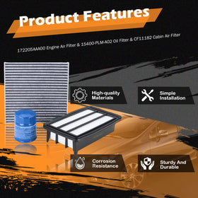 Kefly filters installed in Honda engine bay for correct fitment