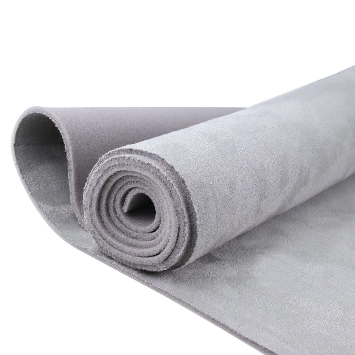 Kefly front view of full 96x60 headliner fabric showing clean edges and light gray tone for easy replacement
