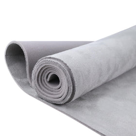 Kefly front view of full 96x60 headliner fabric showing clean edges and light gray tone for easy replacement
