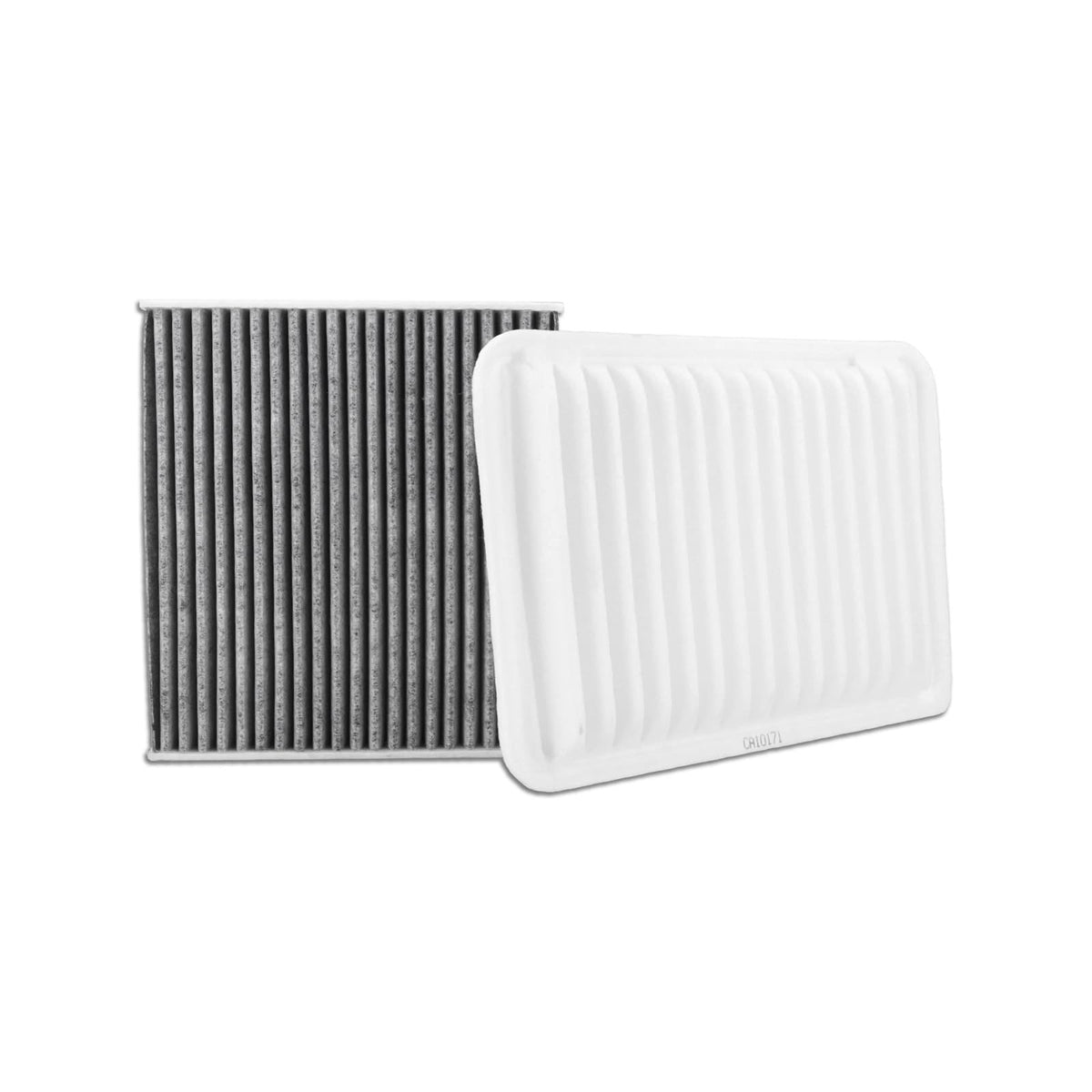 Kefly front packaging showing both engine and cabin filters and compatibility