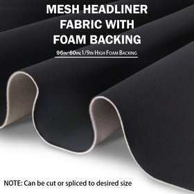 Kefly headliner foam backing close-up showing thickness and stability benefit