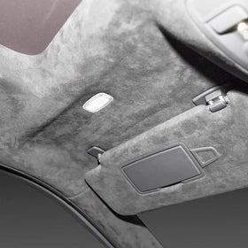 Kefly RV interior showing transformed ceiling with durable suede for upgraded comfort